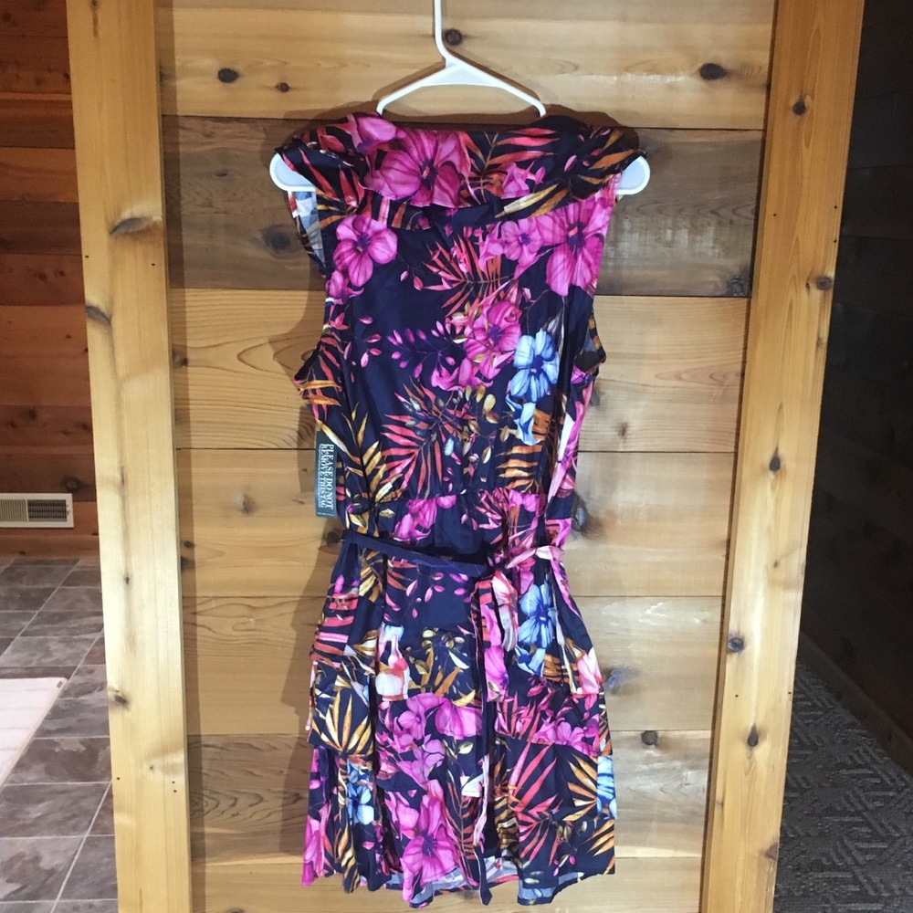 NY&Co Floral Ruffled Dress - Picture 4 of 5